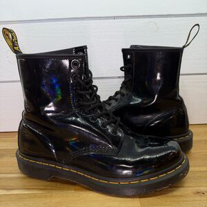 Dr Martens 1460 YS Black Patent 8 Eye Boots US 9 EU 41 AirWair